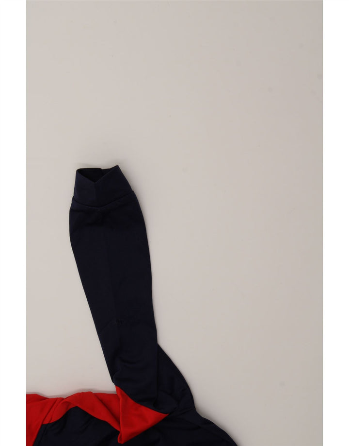 PUMA Boys Tracksuit Top Jacket 9-10 Years Medium Navy Blue Colourblock Vintage Puma and Second-Hand Puma from Messina Hembry 