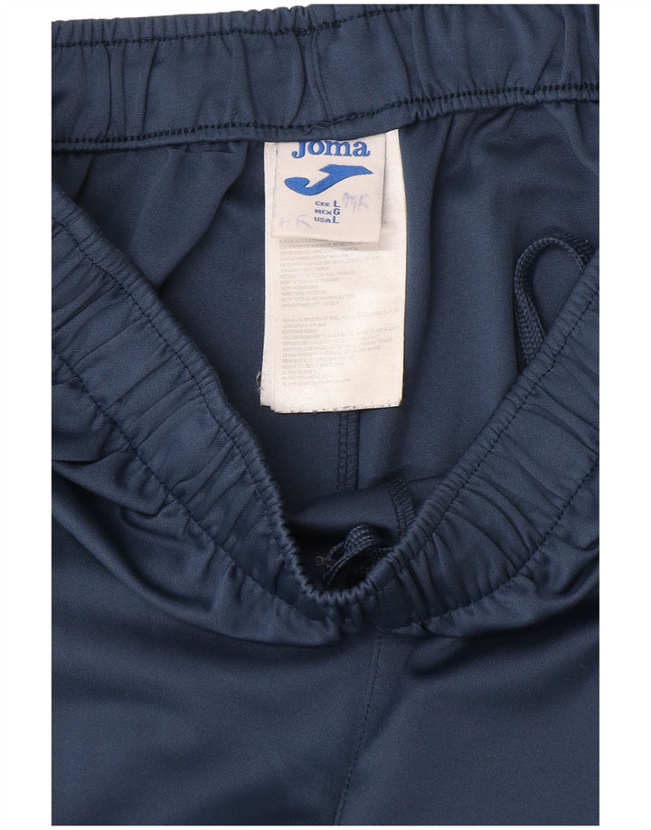 Pantaloncini sportivi Joma da uomo con grafica Bermuda, grandi, in poliestere blu navy