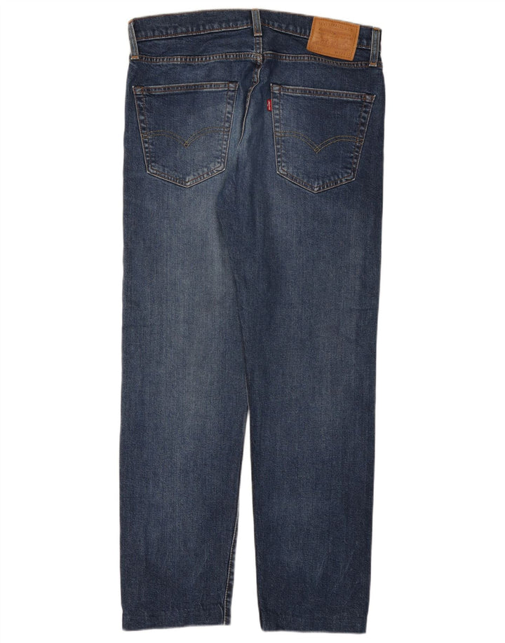 LEVI'S Jeans da uomo 502 affusolati W32 L29 cotone blu