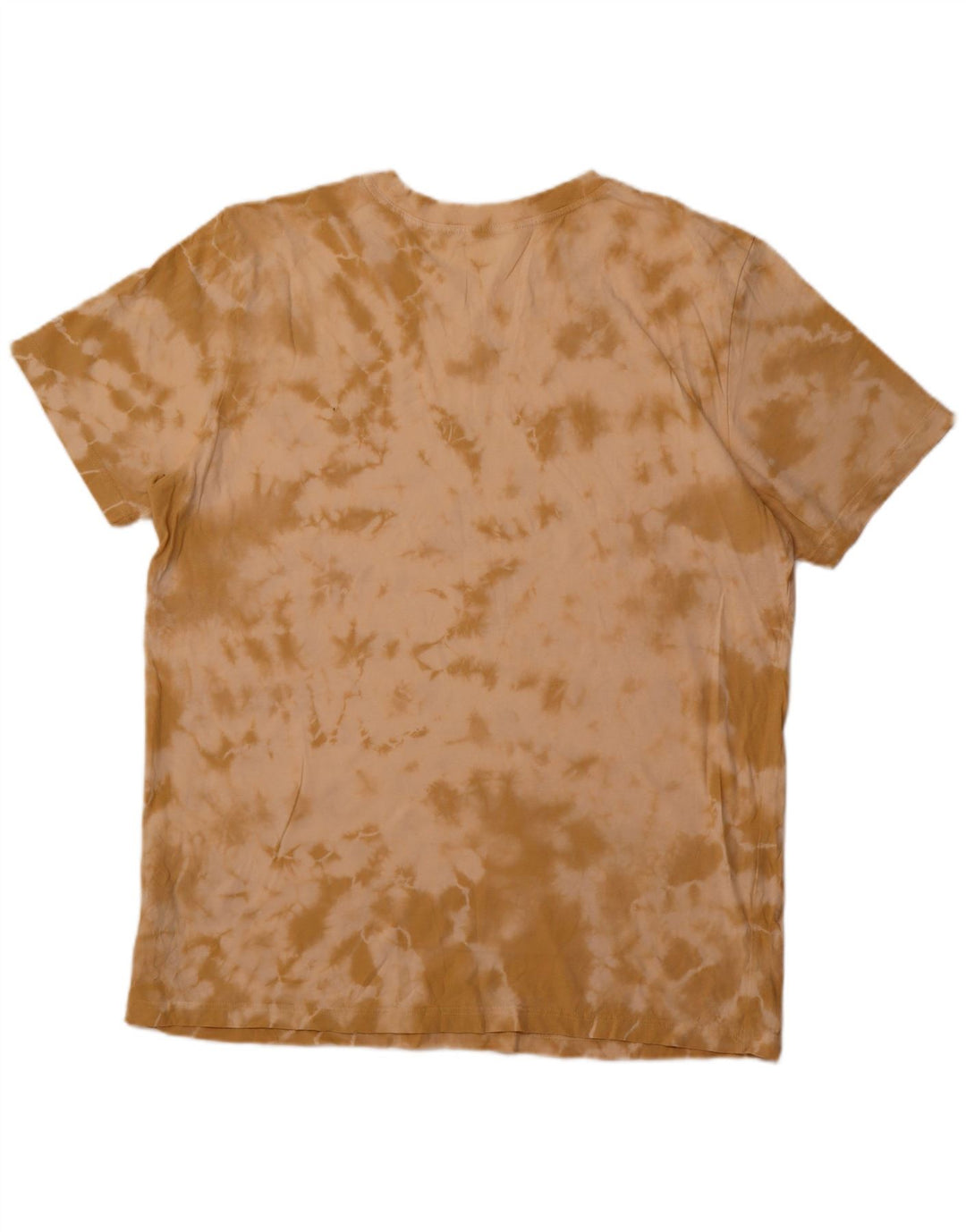 THE NORTH FACE T-shirt da uomo Top XL Marrone Tie Dye Cotton