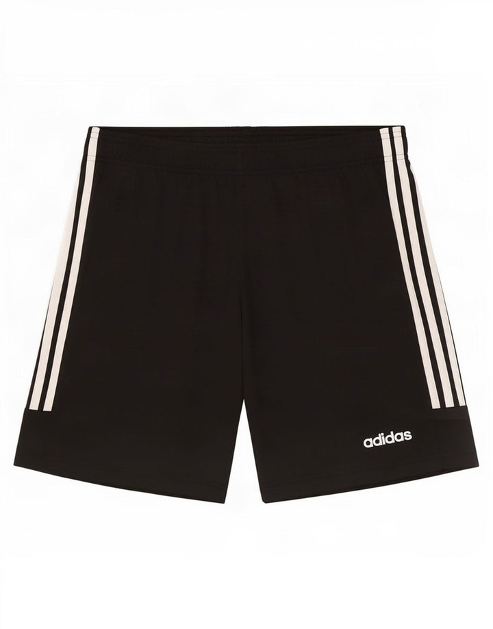 Pantaloncini sportivi Adidas Climalite da uomo grandi in poliestere nero