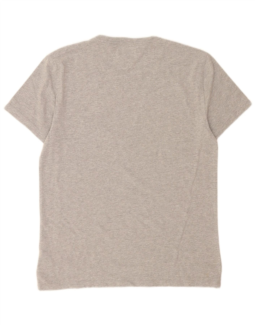 T-shirt grafica da uomo con vestibilità regolare Tommy Hilfiger Top in cotone grigio medio
