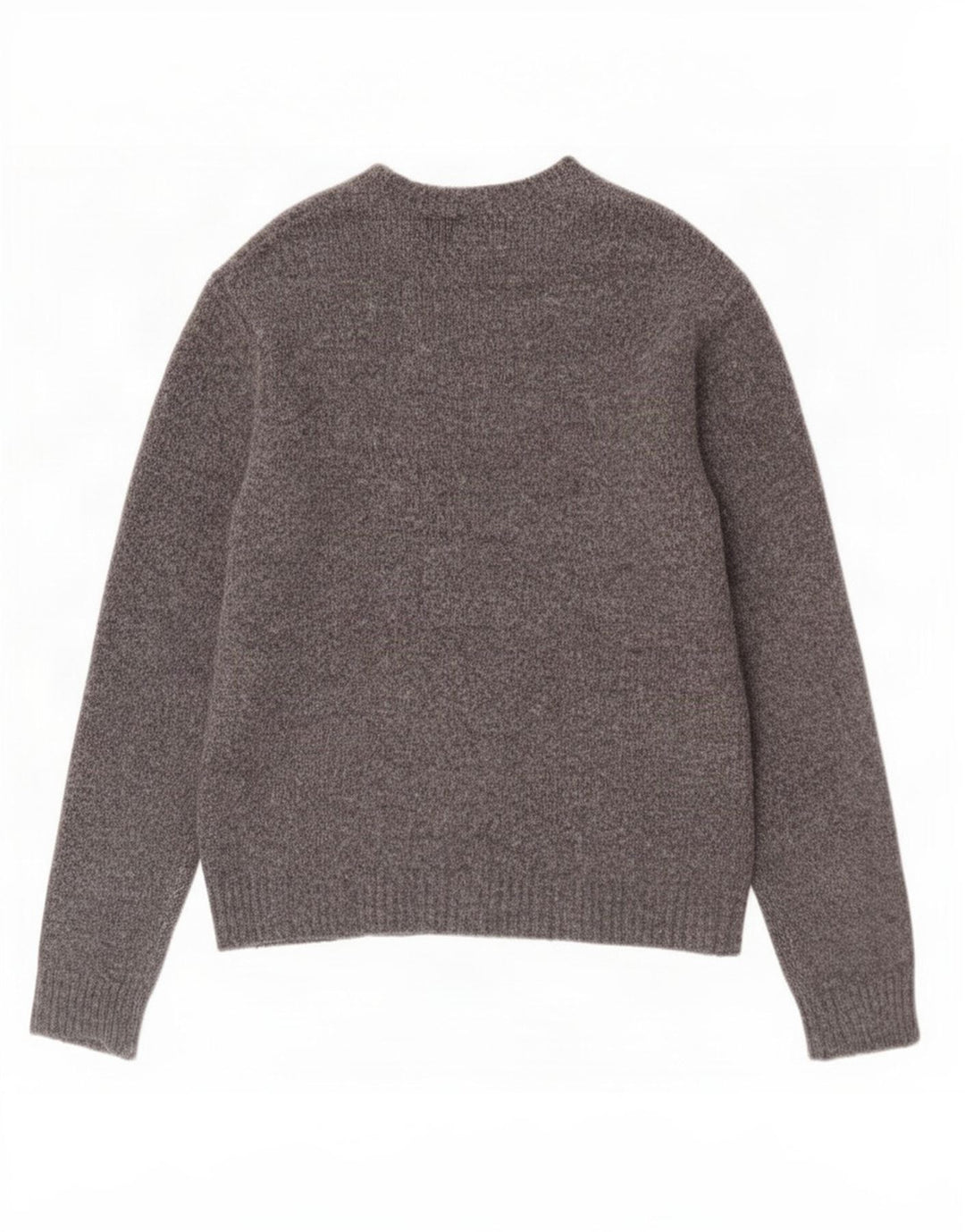 Maglione Zara da uomo con scollo a barca in acrilico grigio medio