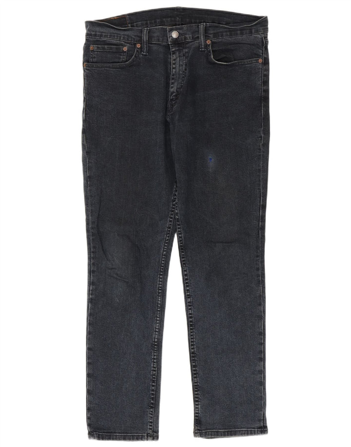 Levi's Uomo 511 Slim Jeans W36 L32 Cotone Blu