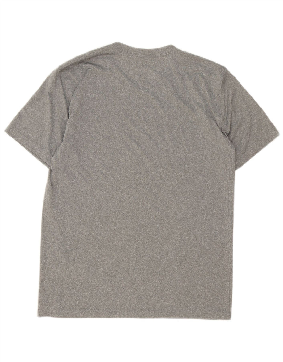 T-shirt Nike Dri Fit da uomo, top in poliestere grigio medio