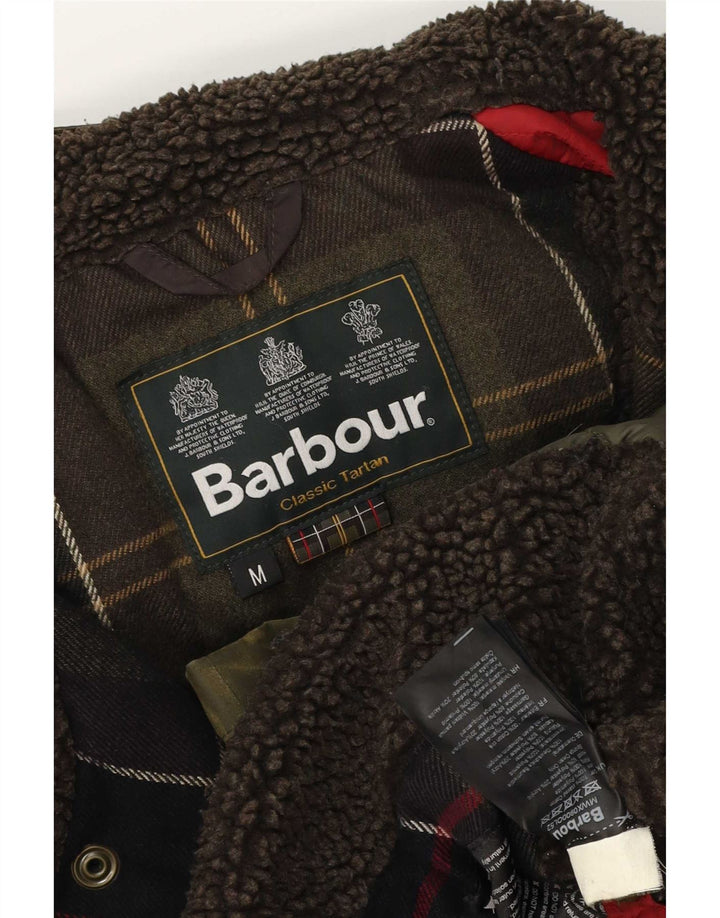 Giacca da uomo in cotone cerato con cappuccio Barbour UK 38 cotone kaki medio