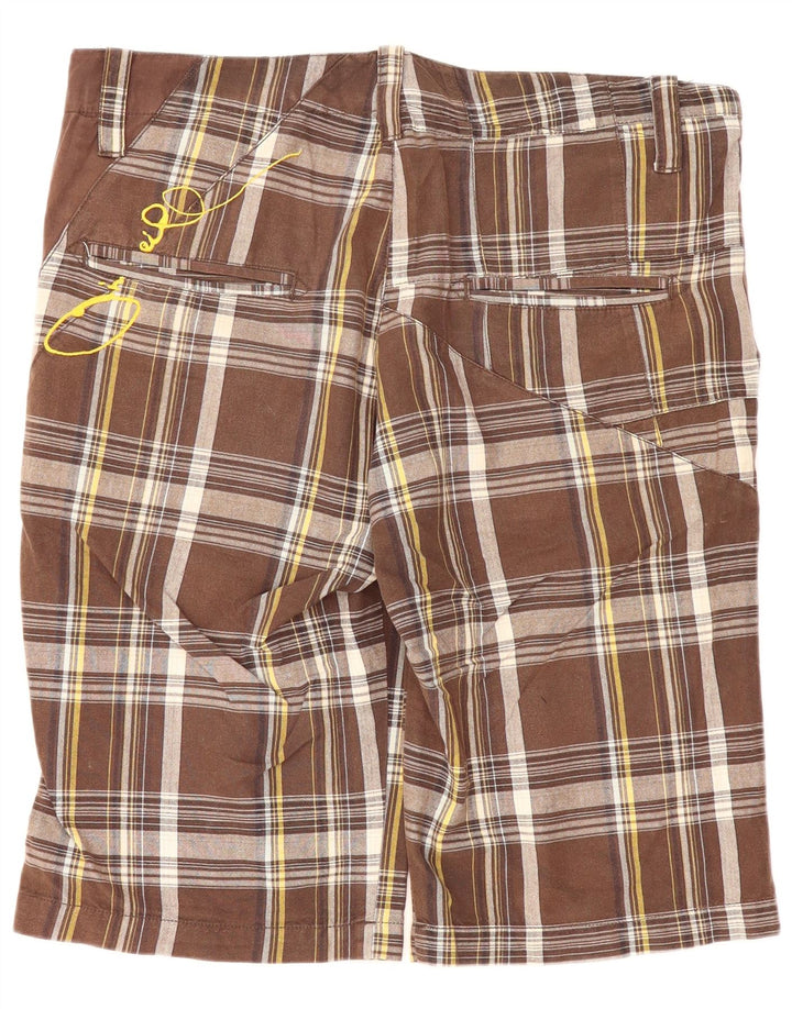 Pantaloncini chino da uomo O'Neill W32 in cotone scozzese marrone medio