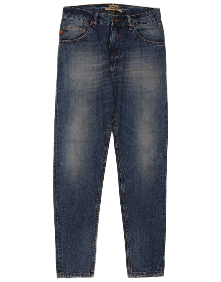 UNIFORM Jeans larghi invecchiati da uomo W30 L30 Blu