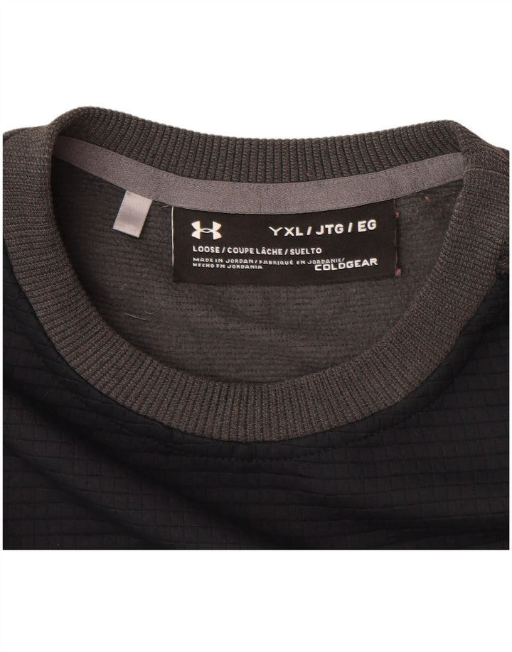Felpa da bambino UNDER ARMOUR Cold Gear 13-14 anni XL grigia