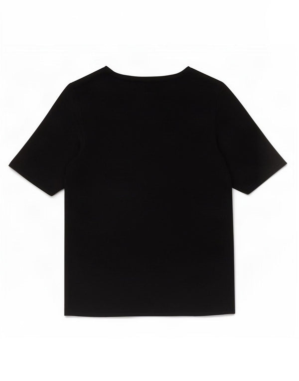 T-shirt da donna Marks & Spencer Top UK 8 Small in viscosa nera