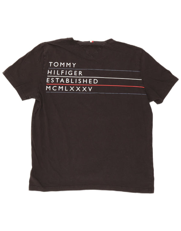 Maglietta grafica da uomo Tommy Hilfiger Top 2XL Nera