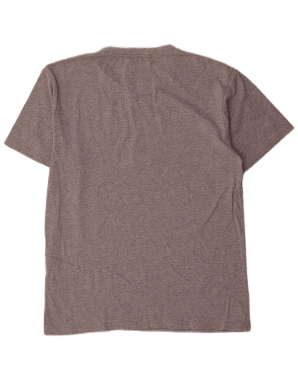 T-shirt grafica da uomo Champion Top grande in cotone grigio