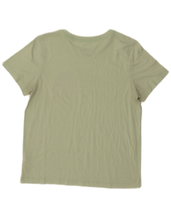 THE NORTH FACE T-shirt grafica da donna Top UK 14 Poliestere verde medio