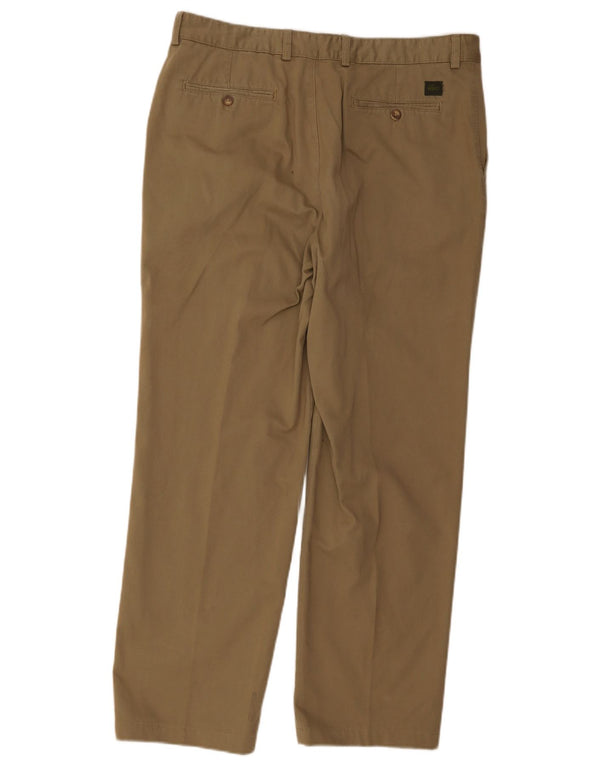 Pantaloni chino con pegging da uomo Lacoste taglia 46 grande W36 L30 kaki