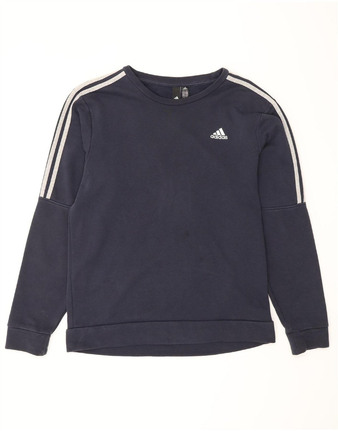 ADIDAS Mens Sweatshirt Jumper Medium Navy Blue Cotton