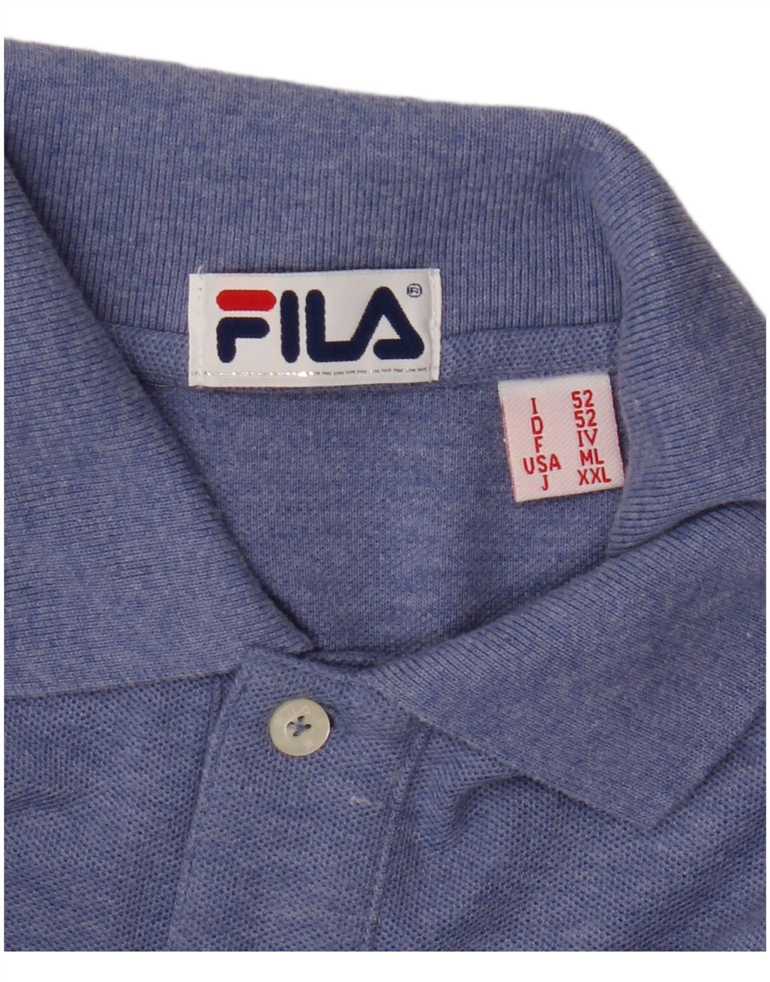 Polo da uomo Fila IT 52 Large Blu