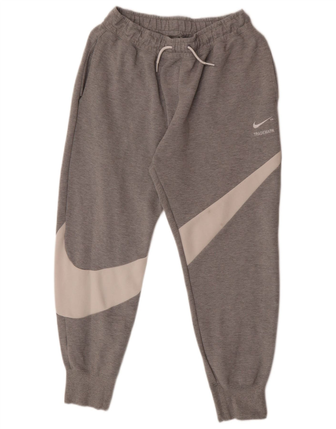 Pantaloni da tuta da uomo Nike Joggers in cotone color block grigio medio