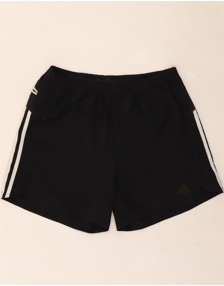 Pantaloncini sportivi Adidas Climalite da uomo medio poliestere nero