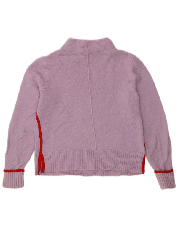 MINT VELVET Maglione da donna con collo dolcevita UK 12 Poliammide viola medio