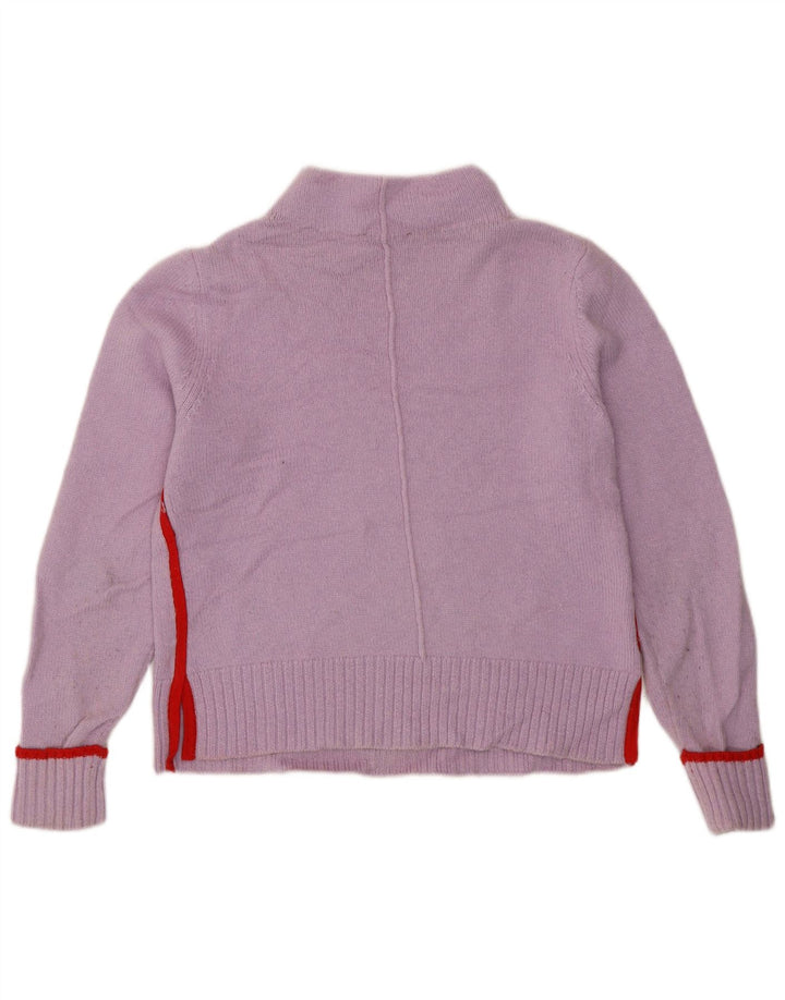 MINT VELVET Maglione da donna con collo dolcevita UK 12 Poliammide viola medio