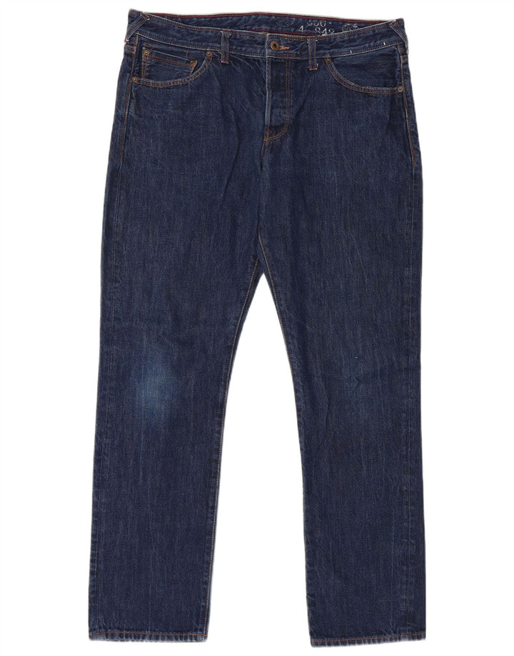 JACK WILLS Jeans slim da uomo W34 L32 cotone blu