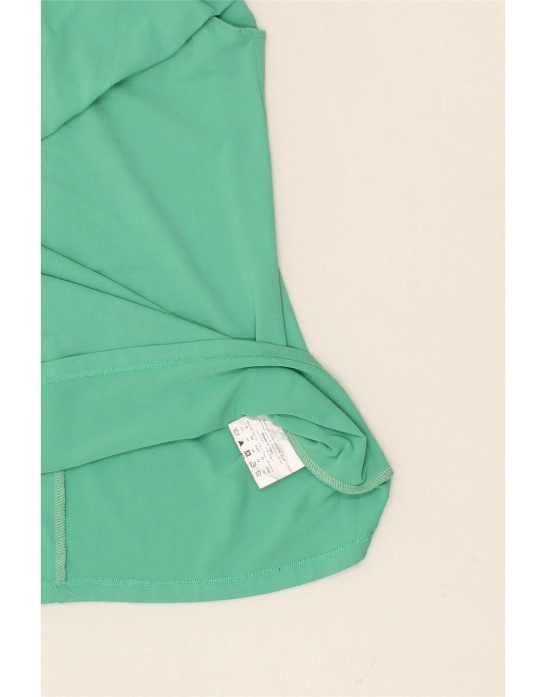 ROCCOBAROCCO Womens Off Shoulder Top IT 52 2XL Green Acrylic Vintage Roccobarocco and Second-Hand Roccobarocco from Messina Hembry 