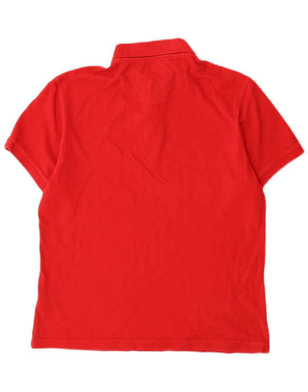 Polo da uomo Barbour grande in cotone rosso