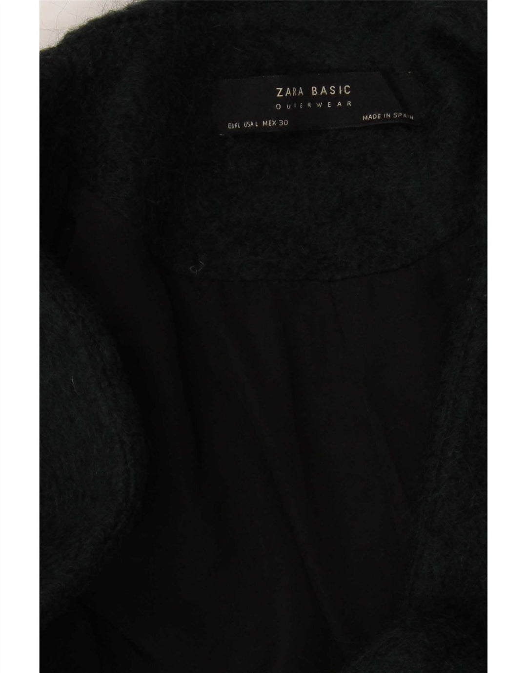 Cappotto doppiopetto da donna Zara UK 16 grande verde