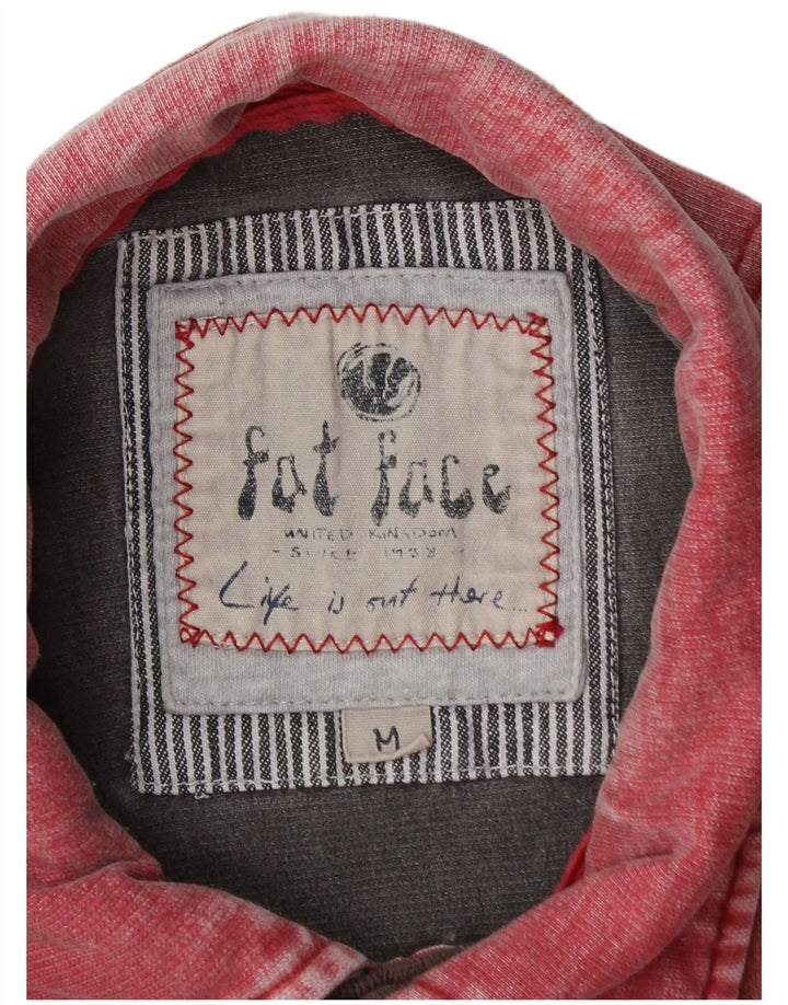 Felpa da uomo con collo alto Fat Face, maglione, cotone rosso medio