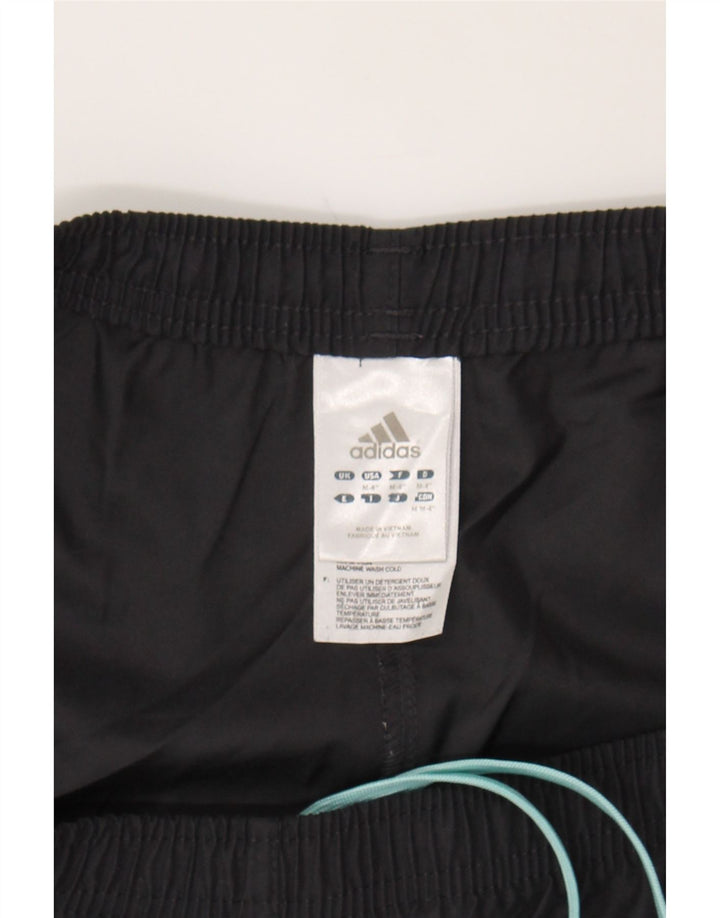 ADIDAS Womens Sport Shorts UK 14 Medium  Black Polyester Vintage Adidas and Second-Hand Adidas from Messina Hembry 