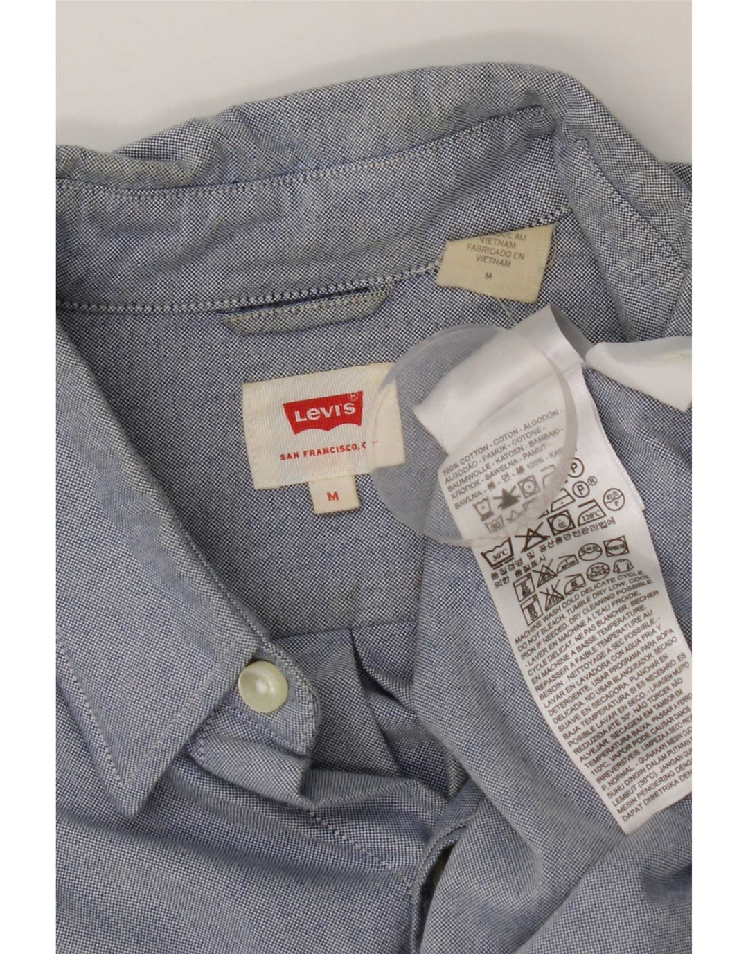 Camicia Levi's Uomo in cotone Blu Medio