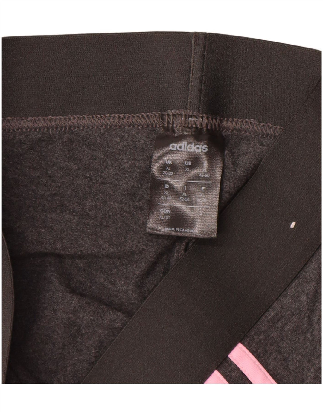 Leggings ADIDAS da donna UK 20/22 XL Cotone grigio