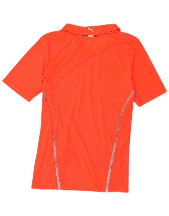 Polo da uomo Puma Small arancione in poliestere