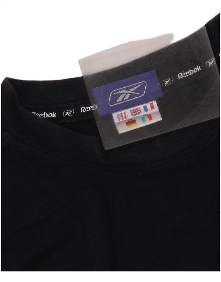 T-shirt REEBOK da uomo grande blu navy