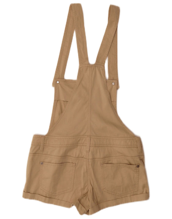 Pantaloncini casual da donna Benetton Salopette IT 38 XS W30 Cotone Beige