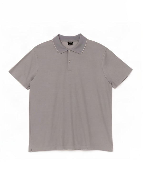 Polo Hugo Boss da uomo vestibilità regolare, taglia grande, in cotone blu