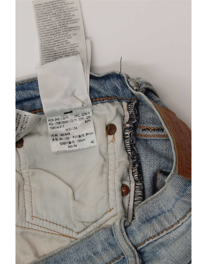Jeans Levi's Uomo 511 Slim W33 L30 Cotone Blu
