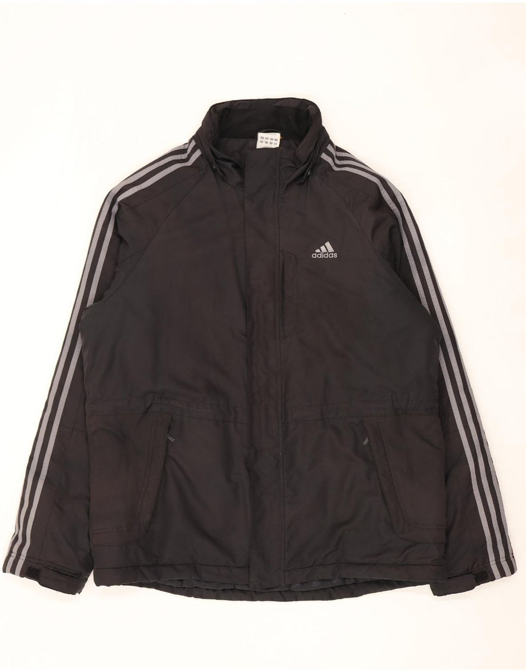 Giacca a vento da uomo ADIDAS UK 40 grande poliestere nero