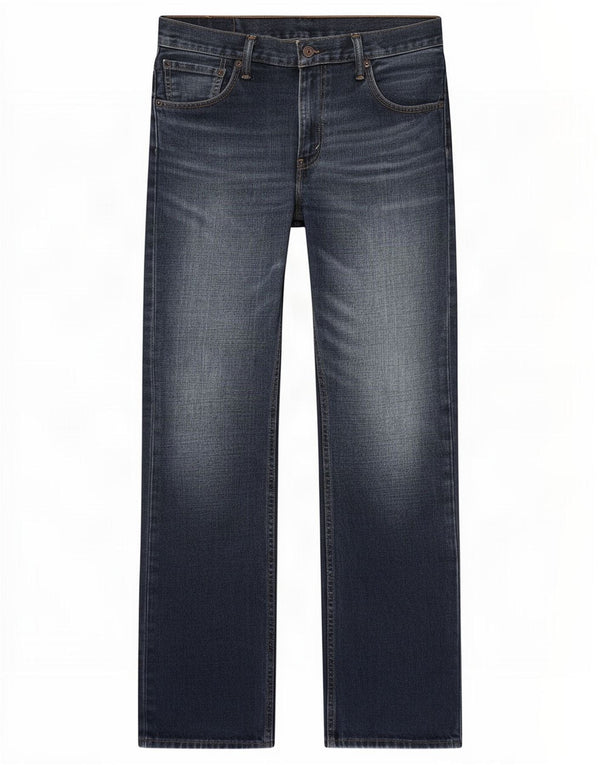 Levi's Uomo 527 Jeans Bootcut W33 L32 Cotone Blu