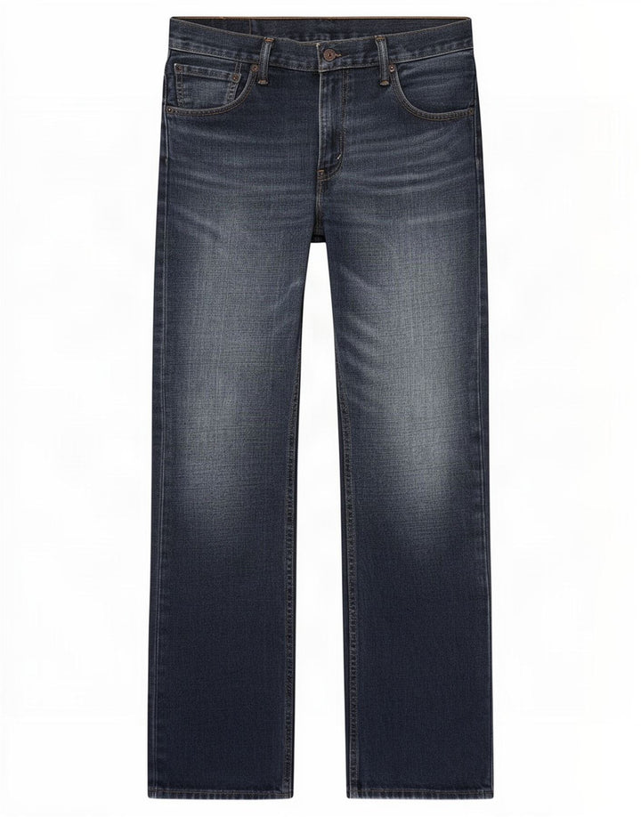 Levi's Uomo 527 Jeans Bootcut W33 L32 Cotone Blu