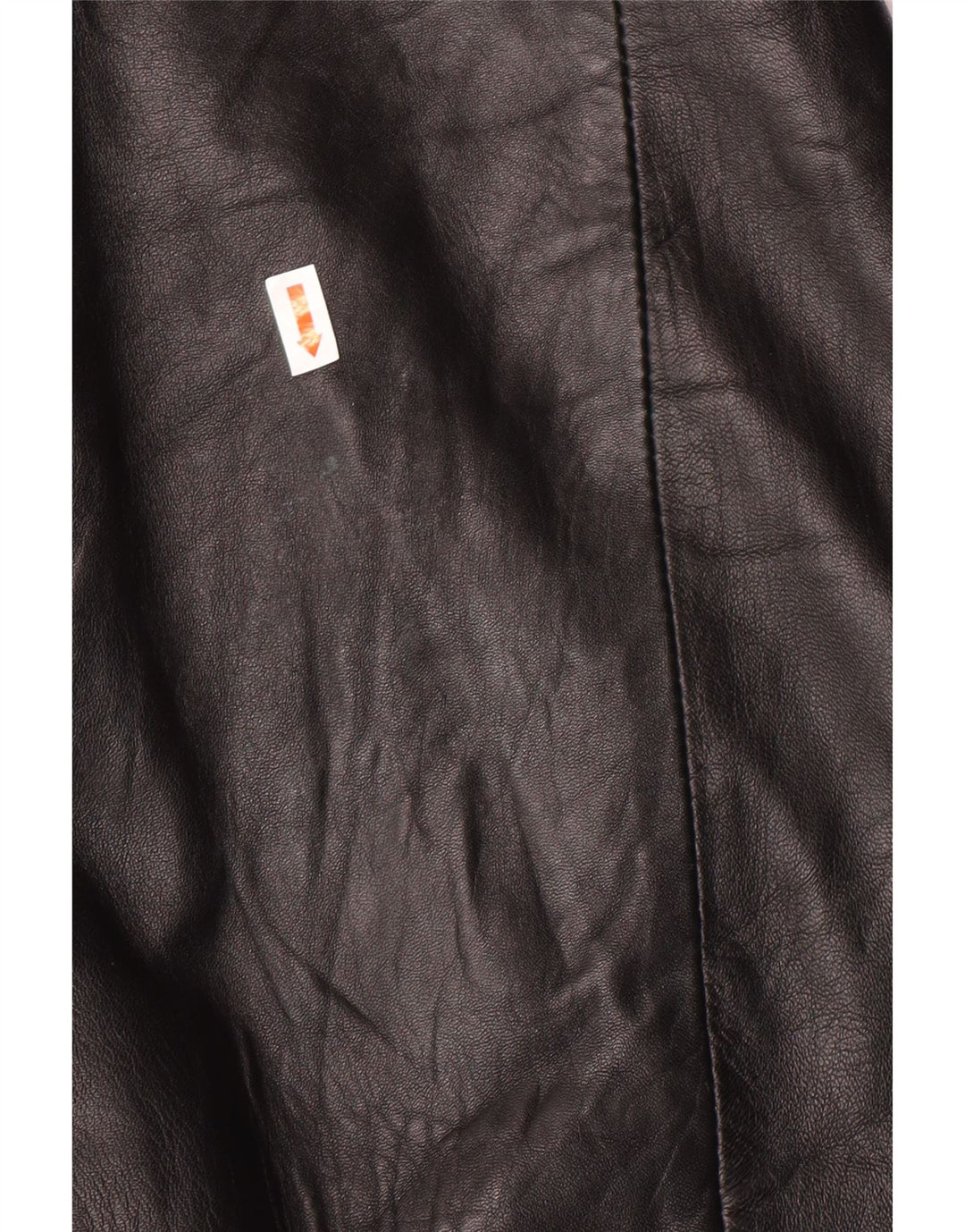 Giacca in pelle vintage da donna IT 44 media nera classica