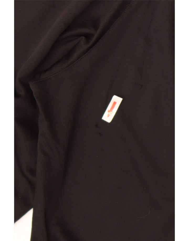 Pantaloni da tuta Adidas Capri da donna UK 14 poliestere nero medio