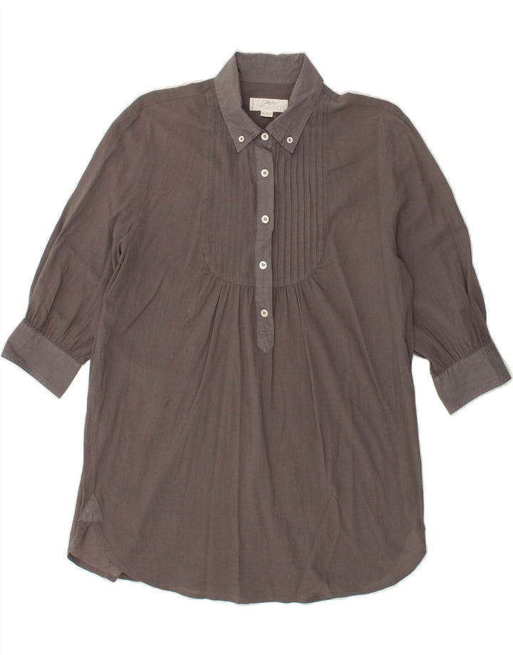 MARLBORO CLASSICS Womens Pullover 3/4 Sleeve Shirt Blouse IT 40 Small Grey Vintage Marlboro Classics and Second-Hand Marlboro Classics from Messina Hembry 