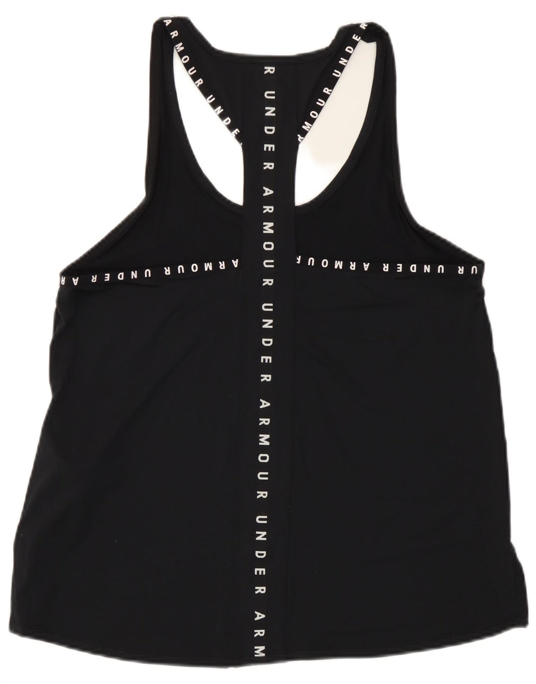 Canottiera grafica Under Armour da donna Heat Gear UK 14 poliestere nero medio