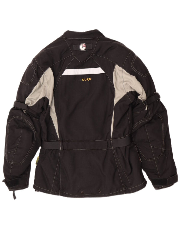 Giacca da motociclista da donna POLO UK 14 Medium Black Colourblock