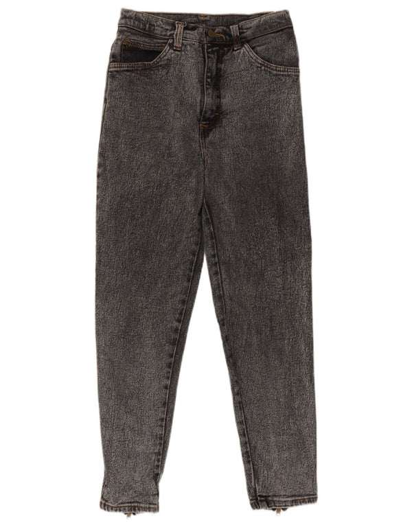 Jeans vintage affusolati a vita alta da donna W26 L26 Grigi