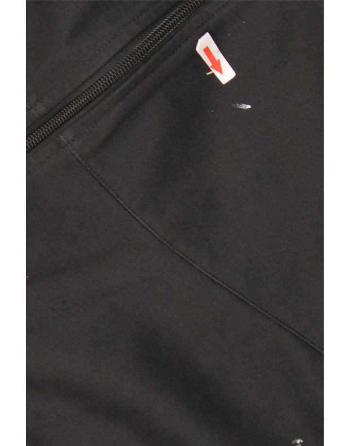 Giacca da ginnastica Reebok da uomo con grafica, grande, in cotone color block nero