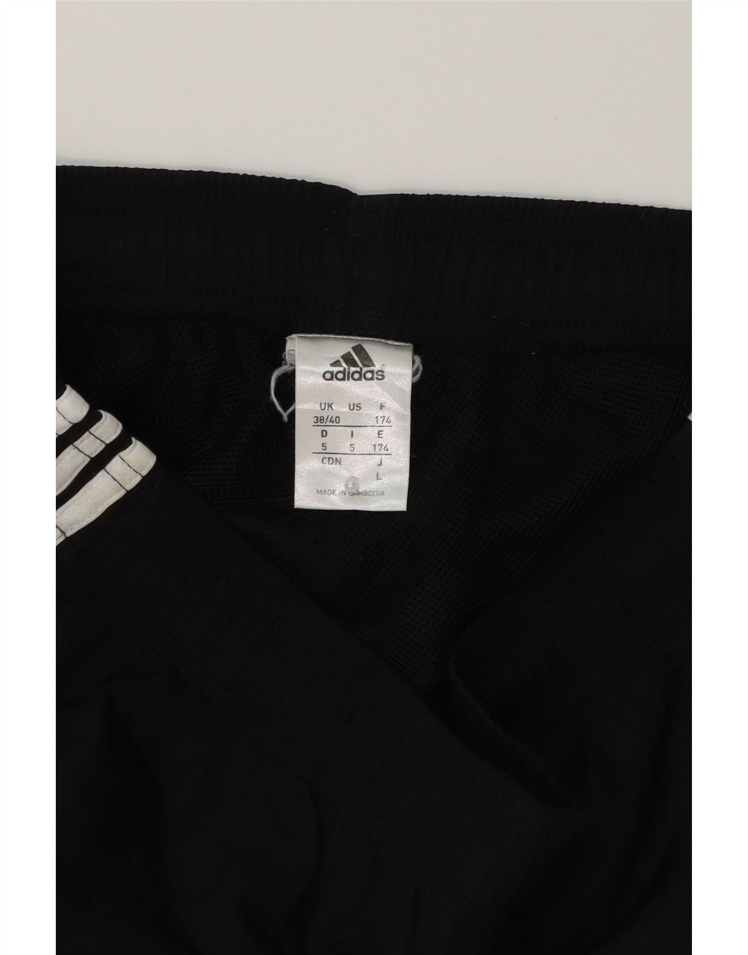 Pantaloni da uomo ADIDAS UK 38/40 Medium Black Colourblock