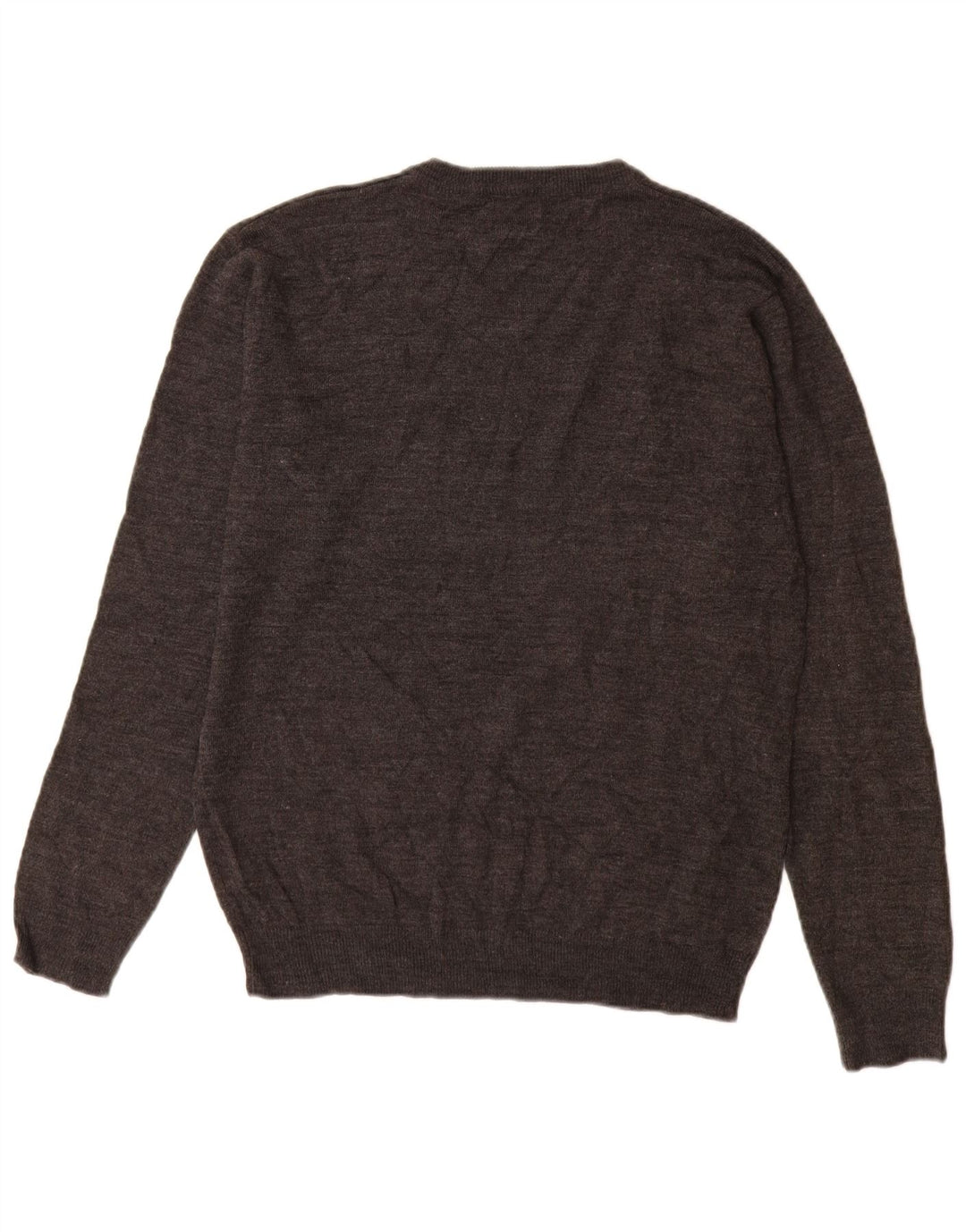 Maglione da uomo con scollo a V Pierre Cardin grande acrilico grigio