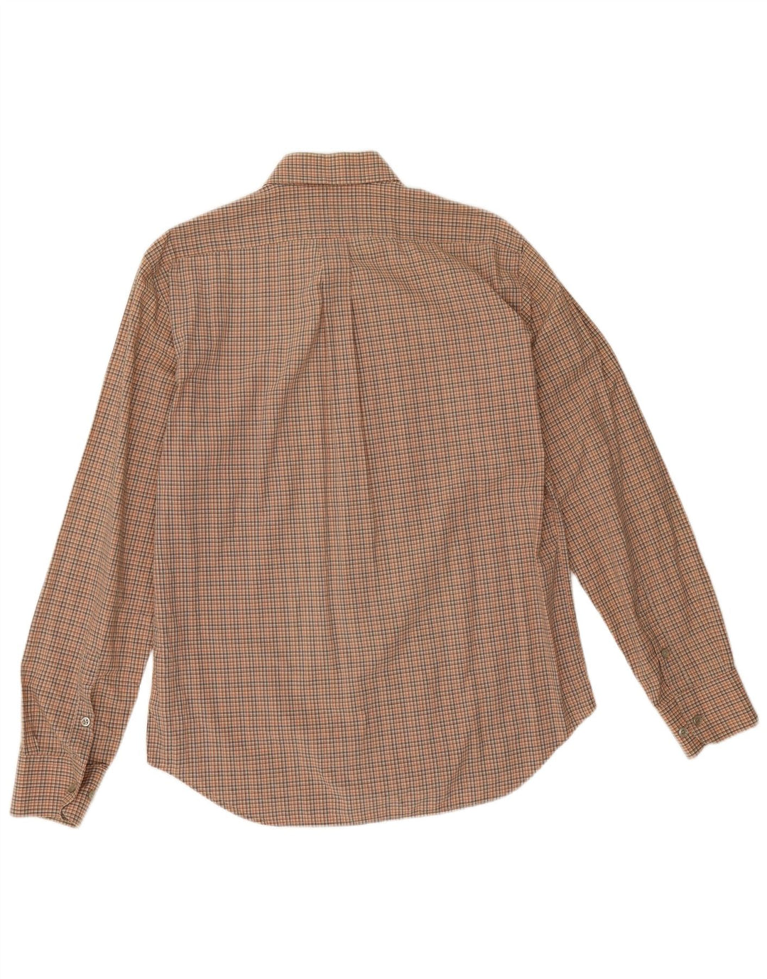 Camicia da uomo Regular Fit Marlboro Classics, motivo a quadri marroni grandi